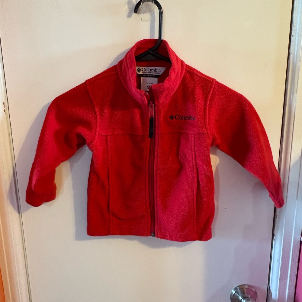 Columbia Red Fleece Jacket